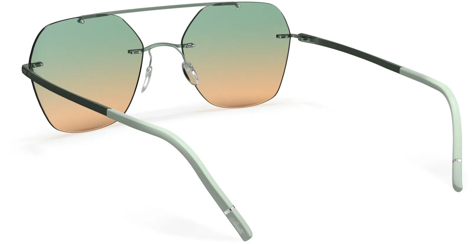 Silhouette The Dawn Demo Rimless 5573 Eyeglasses - view 99